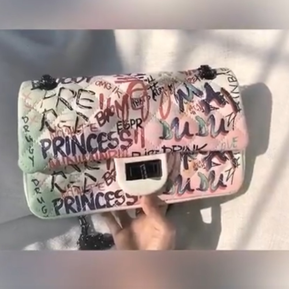 Graffiti purse